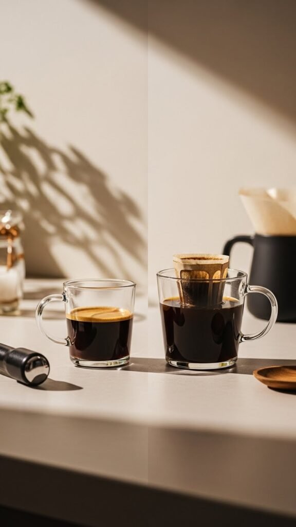 espresso vs drip coffee